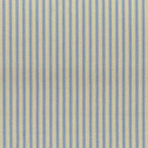 Ticking Stripe 1 Rustic Petrol Blue Fabric by the Metre